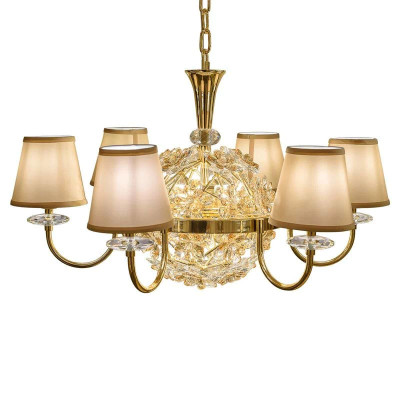 Подвесная люстра L'Arte Luce Luxury Guardia L05906 с элементами из хрусталя