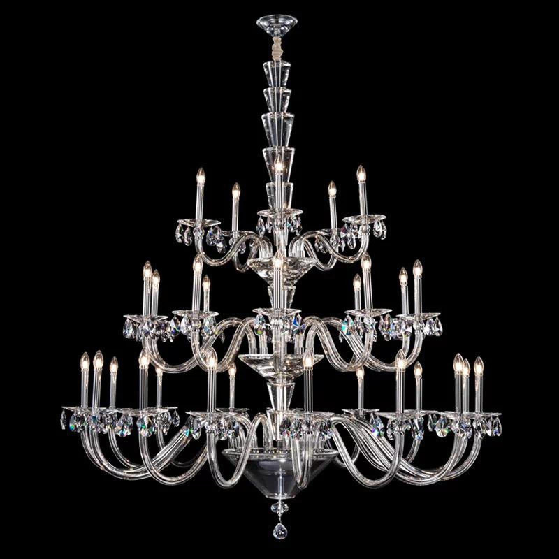 Подвесная люстра L'Arte Luce Luxury Roccaforte L58300.28 с элементами из хрусталя