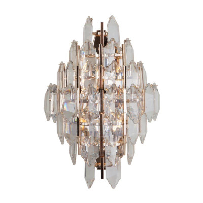 Хрустальный настенный светильник L'Arte Luce Luxury Zigguro L92822.92