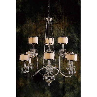 Подвесная люстра L'Arte Luce Luxury Lombard L00509 с подвесками из хрусталя