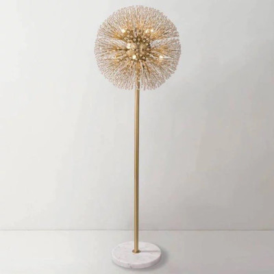 Торшер L'Arte Luce Luxury Dunkirk L28541 с элементами из хрусталя