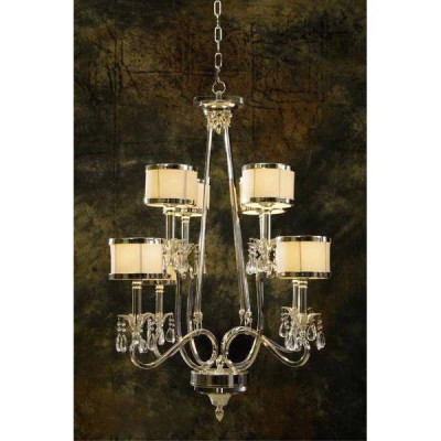 Подвесная люстра L'Arte Luce Luxury Lombard L00518 с подвесками из хрусталя