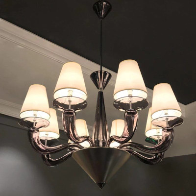 Подвесная люстра L'Arte Luce Luxury Sepia L57908.28 с элементами из хрусталя