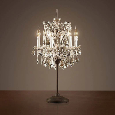 Хрустальная декоративная настольная лампа L'Arte Luce Luxury Rococo L27931