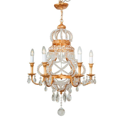 Подвесная люстра L'Arte Luce Luxury Corona L28808 с элементами из хрусталя