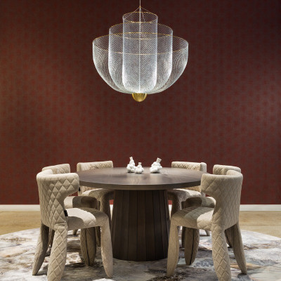 Светильник подвесной Meshmatics L’ARTE LUCE LUXURY L48305.66