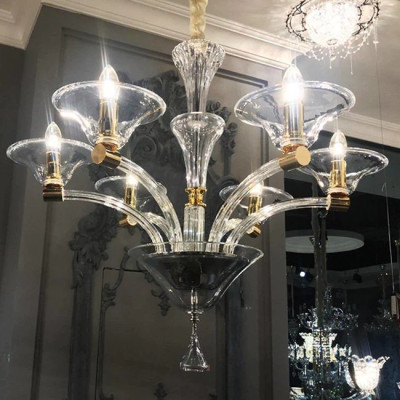 Подвесная люстра L'Arte Luce Luxury Emerzio L58206.28 с элементами из хрусталя