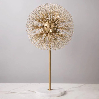 Декоративная настольная лампа L'Arte Luce Luxury Dunkirk L28531 с элементами из хрусталя